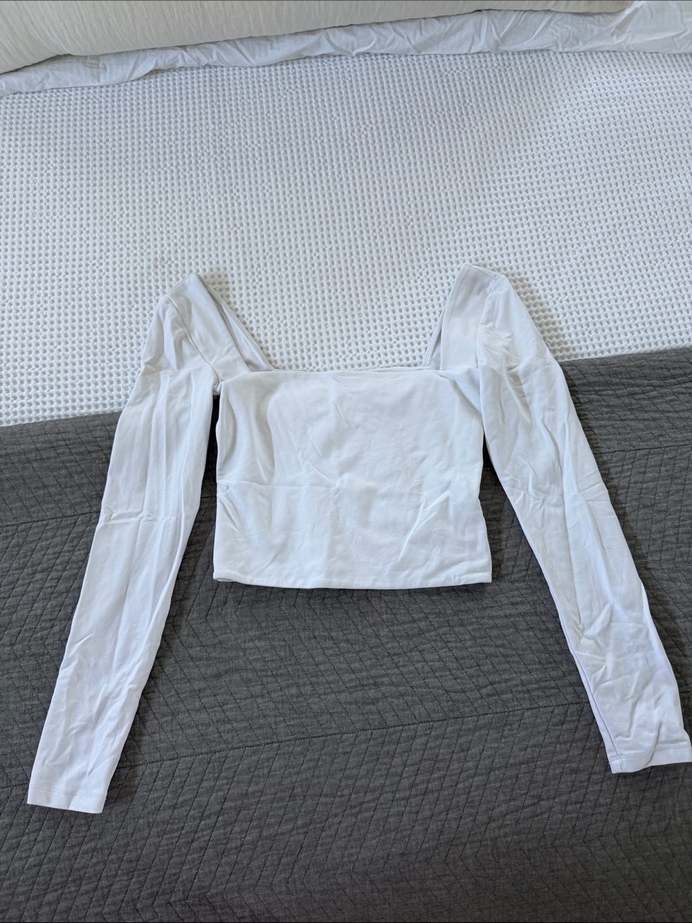 Babaton contour Square-Neck Long-Sleeve top